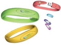 Memoria USB Brazalete en silicona