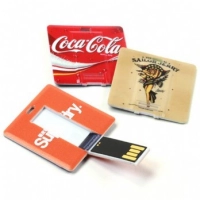 Memoria USB plastica en forma de Tarjeta cuadrada