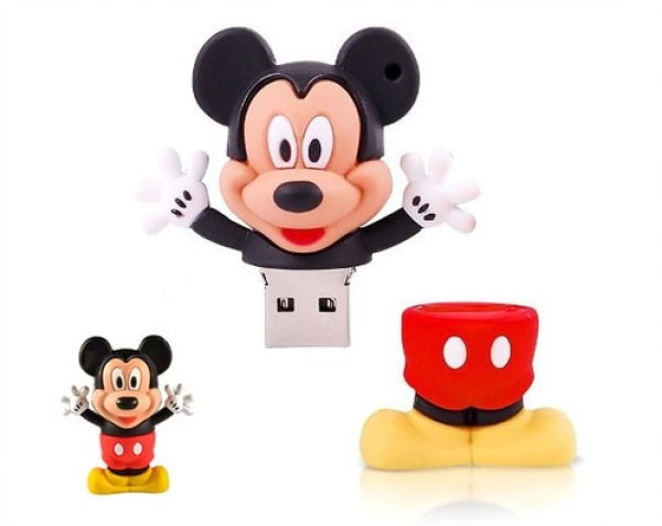 Memoria USB en PVC 3D diseño Mickey Mouse