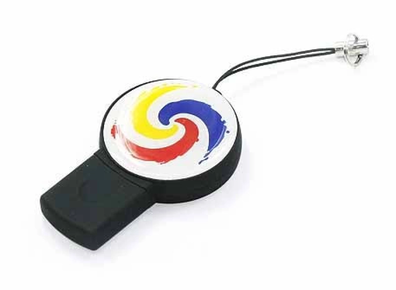 Memoria USB plastica redonda con Domo