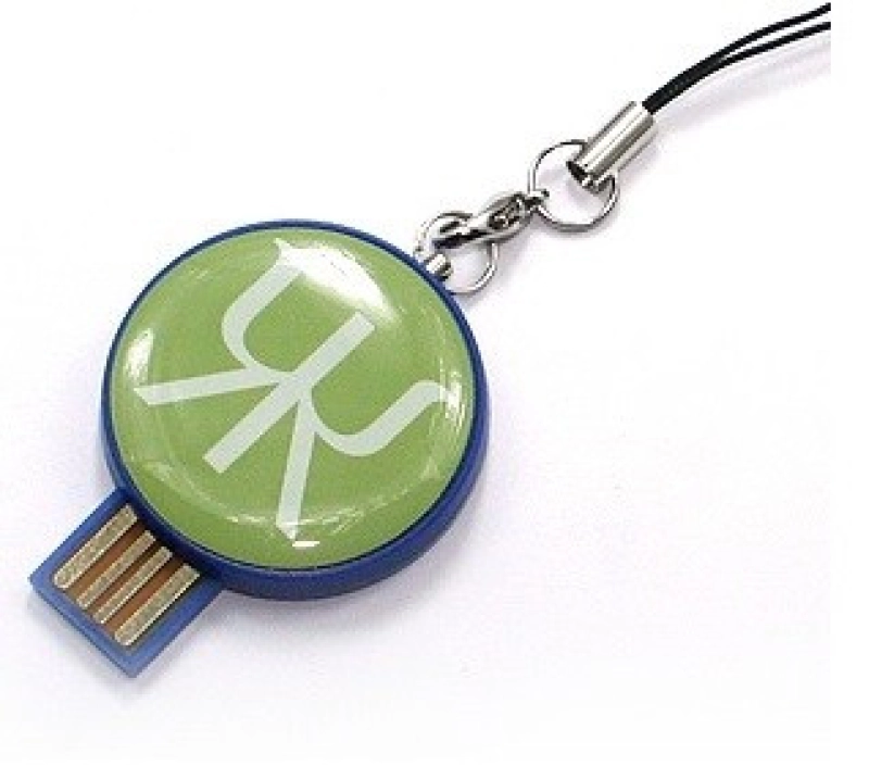 Memoria USB plastica redonda con Domo