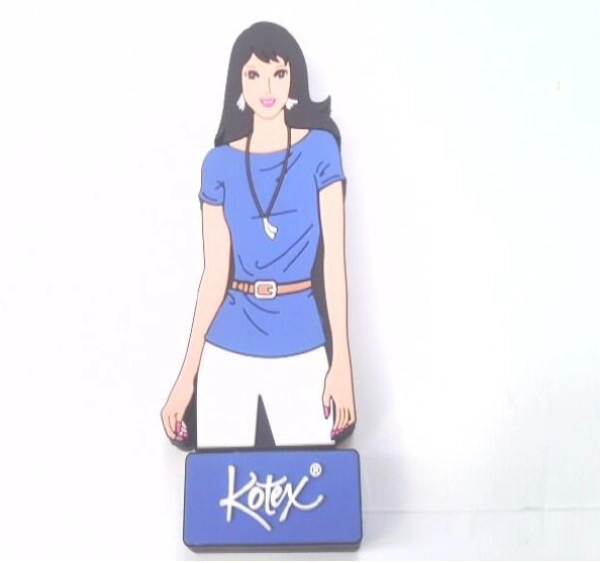 Memoria USB en PVC 2D diseño Señora