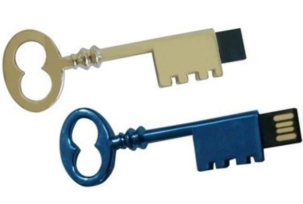 Memoria USB metalica diseño Llave