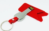 Memoria USB en Cuero y Metal en forma de llave
