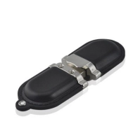 Memoria USB en Cuero y Metal