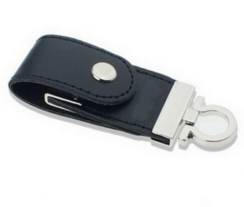 Memoria USB en Cuero y Metal