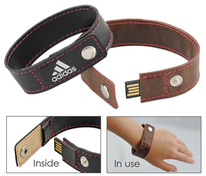 Memoria USB en Cuero en forma de Manilla
