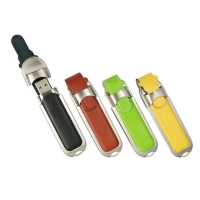 Memoria USB en Cuero y Metal