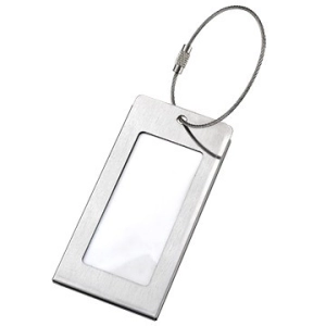 Identificador de Maletas elaborado en Aluminio