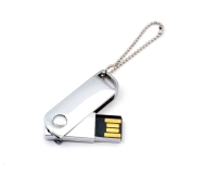 Memoria USB giratoria metalica mini