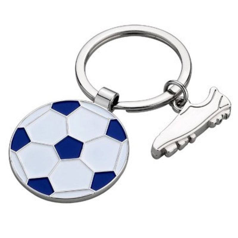 Llavero Metalico Balon y Zapato de Futbol.