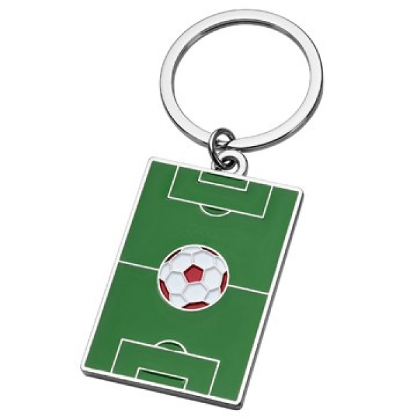 Llavero Metalico Cancha de Futbol.