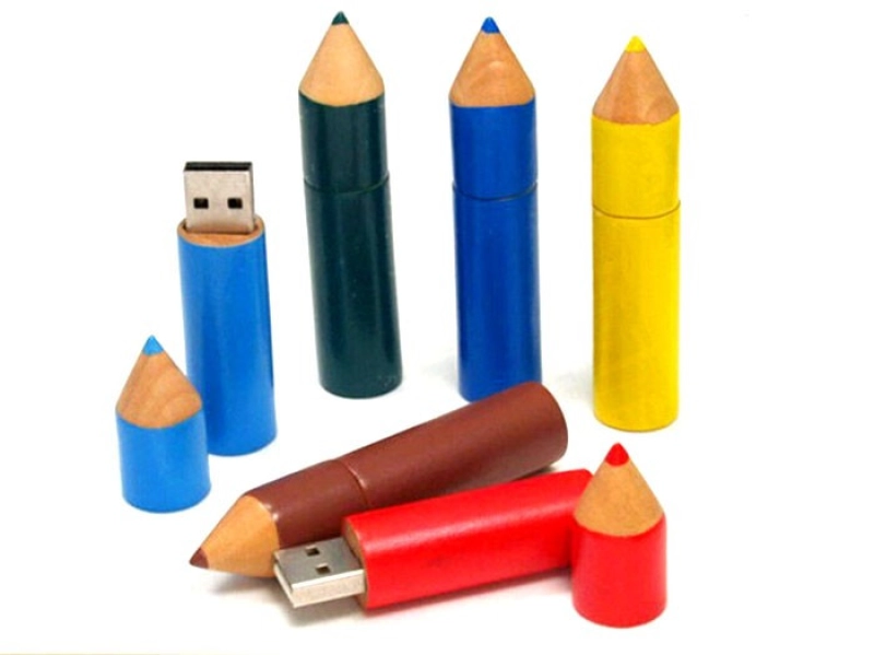 Memoria USB en madera diseño Lapiz