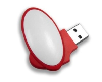 Memoria USB plastica Ovalada Giratoria