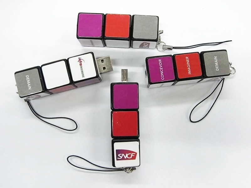 Memoria USB plastica Rompecabezas Rubik