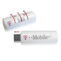 Memoria USB plastica en ABS modelo cilindro rompecabezas