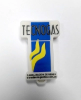 Memoria USB en PVC 2D diseño Logo Tecnogas
