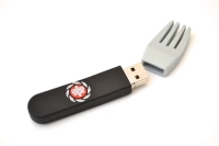 Memoria USB en PVC 2D diseño Tenedor