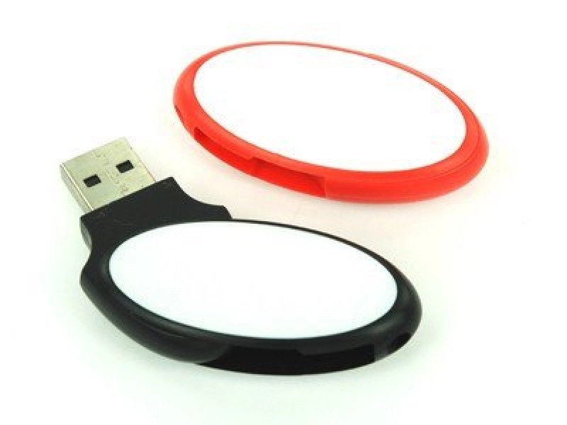 Memoria USB plastica Ovalada Giratoria