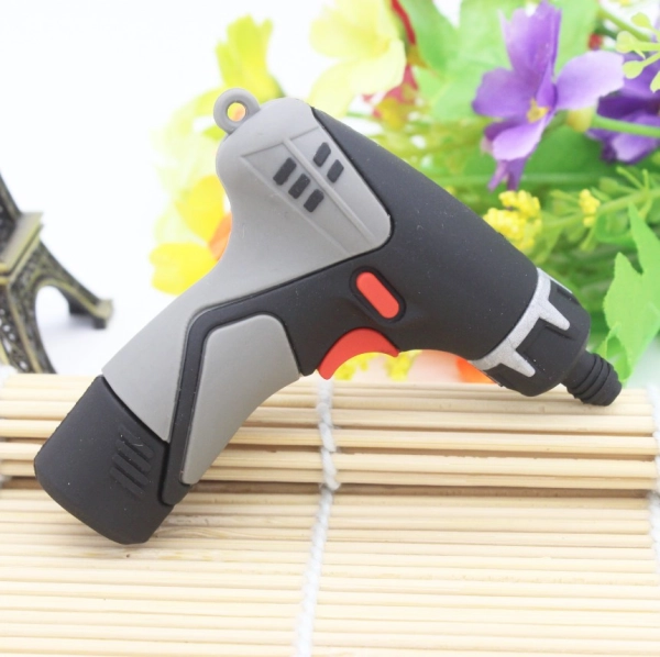 Memoria USB en PVC 3D diseño Taladro