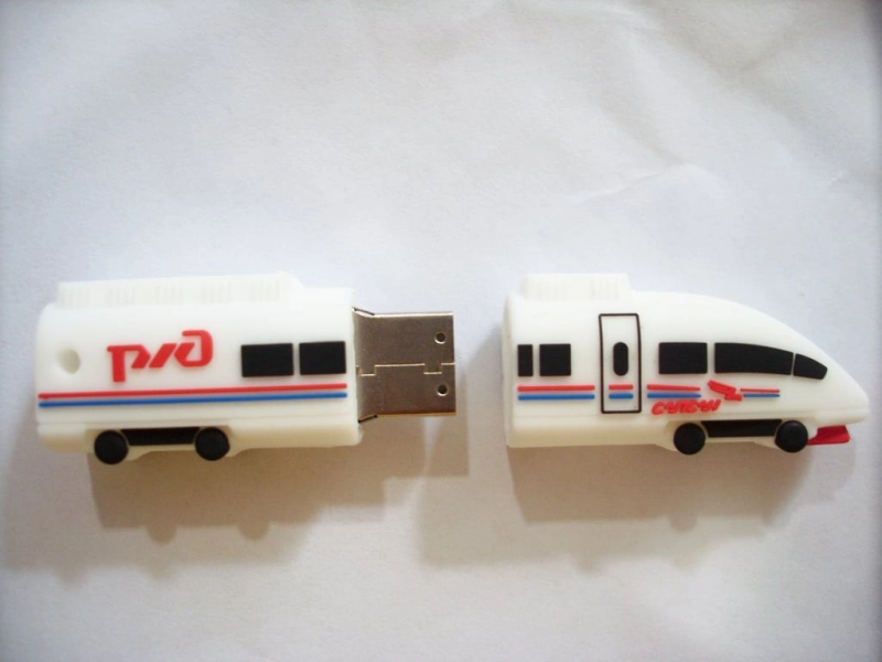 Memoria USB en PVC 2D diseño Tren