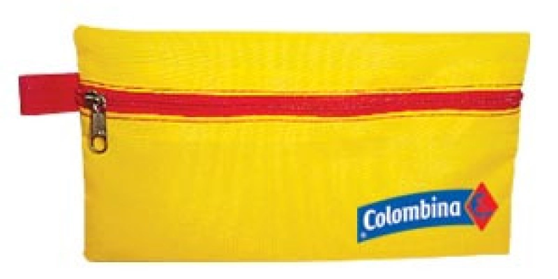 Cartuchera Foggia, en lona impermeable, tamaño 23 x 10 cmts