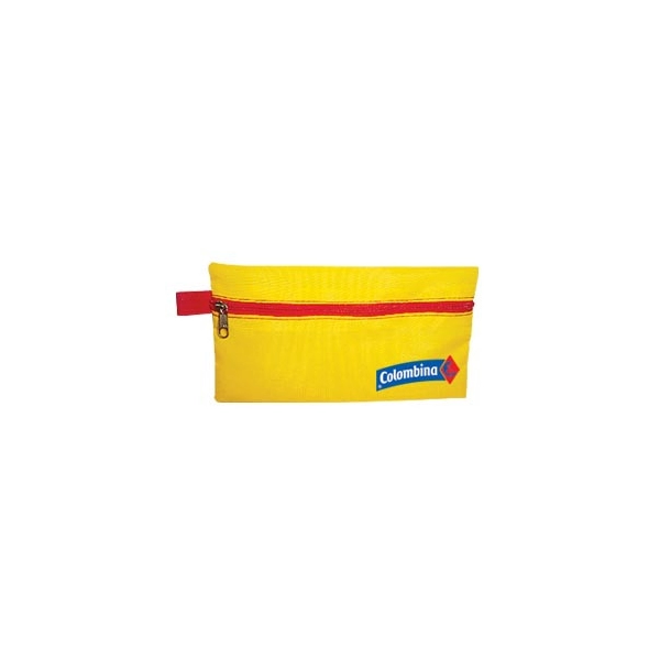 Cartuchera Foggia, en lona impermeable, tamaño 23 x 10 cmts